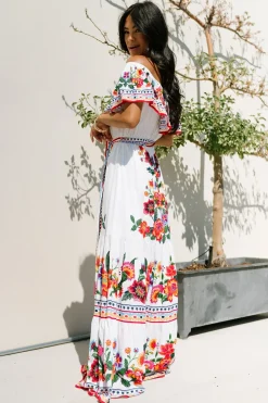 Baltic Born DRESSES|maxi dresses|Alejandra Maxi Dress | Ivory Multi Floral