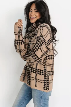 Baltic Born sweaters|WINTER ESSENTIALS|Alexander Turtleneck Sweater | Taupe + Black