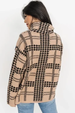Baltic Born sweaters|WINTER ESSENTIALS|Alexander Turtleneck Sweater | Taupe + Black
