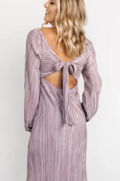 Baltic Born DRESSES|midi dresses|Amani Pleated Midi Dress | Lilac