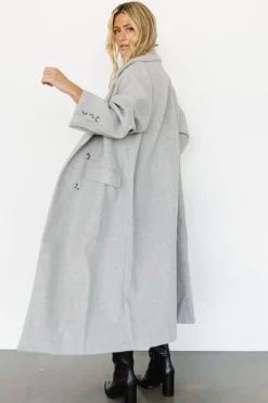 Baltic Born outerwear|WINTER ESSENTIALS|Anderson Double Breasted Coat | Gray