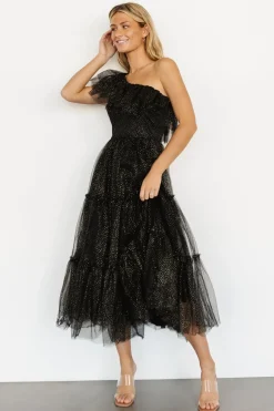 Baltic Born SALE|Anessa Tulle Dress | Black + Gold