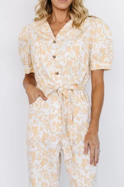 Baltic Born JUMPSUITS + ROMPERS|Annalise Jumpsuit | White + Yellow