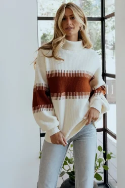 Baltic Born TOPS|sweaters|Antonov Turtle Neck Sweater | Sage + Cream
