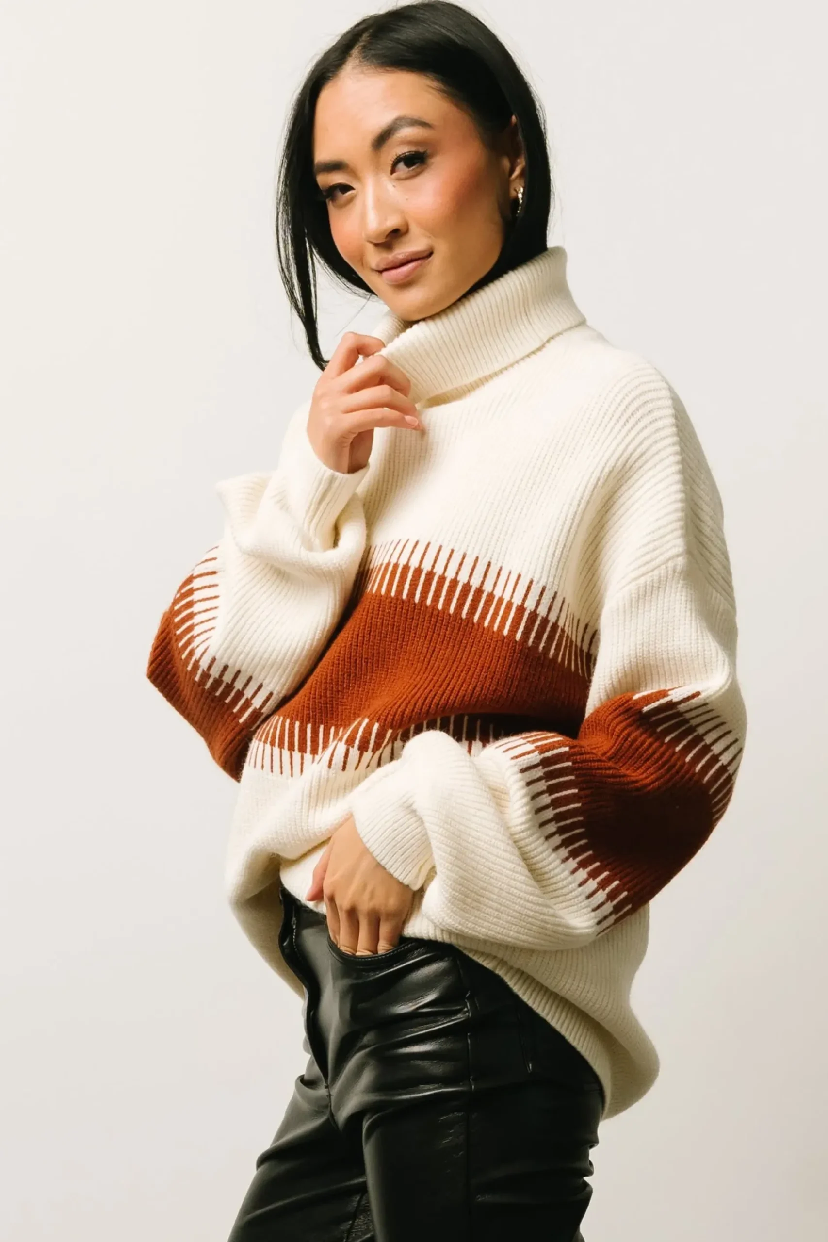 Baltic Born WINTER ESSENTIALS|TOPS|Antonov Turtle Neck Sweater | Cream + Spice