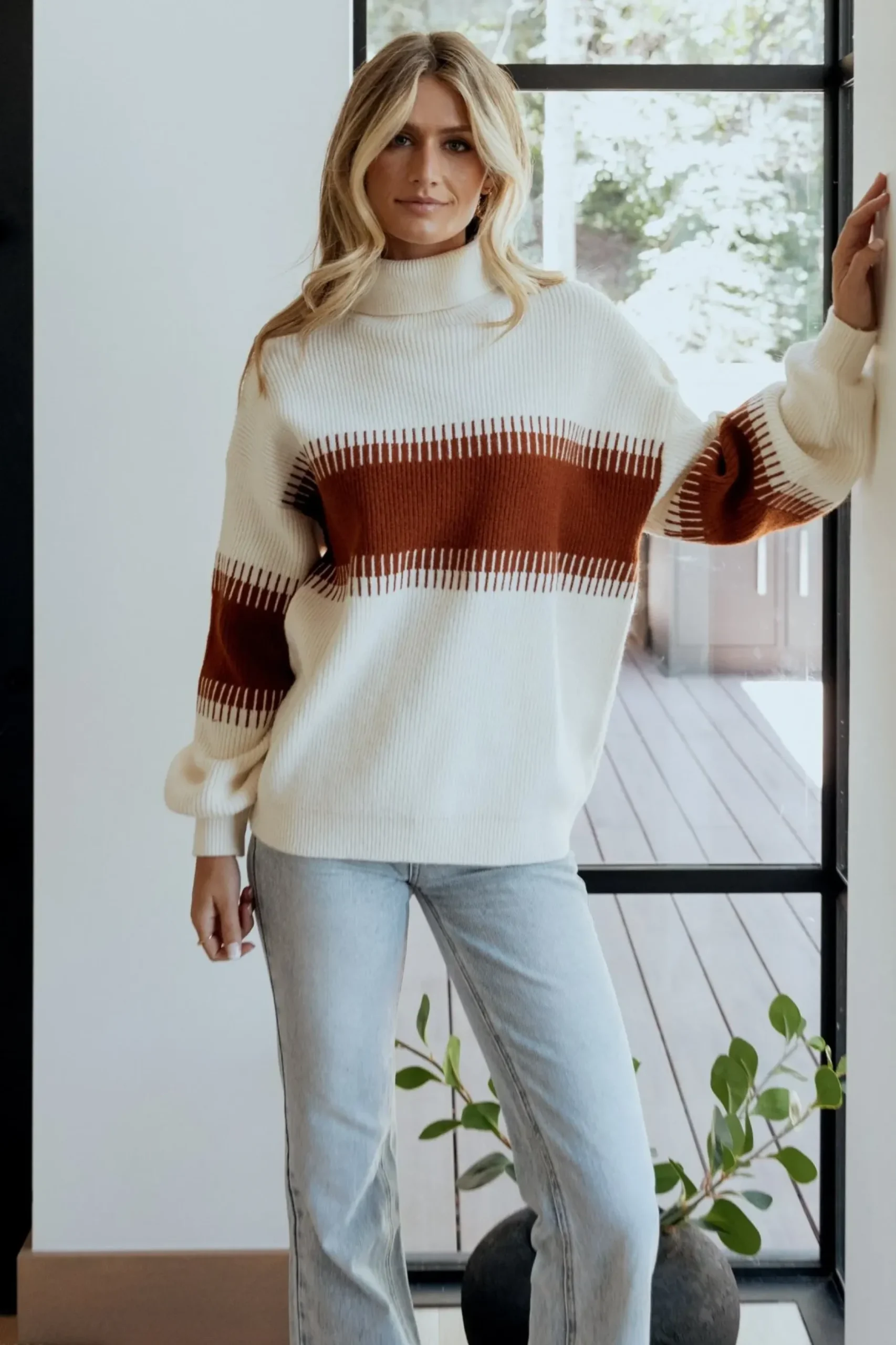 Baltic Born WINTER ESSENTIALS|TOPS|Antonov Turtle Neck Sweater | Cream + Spice