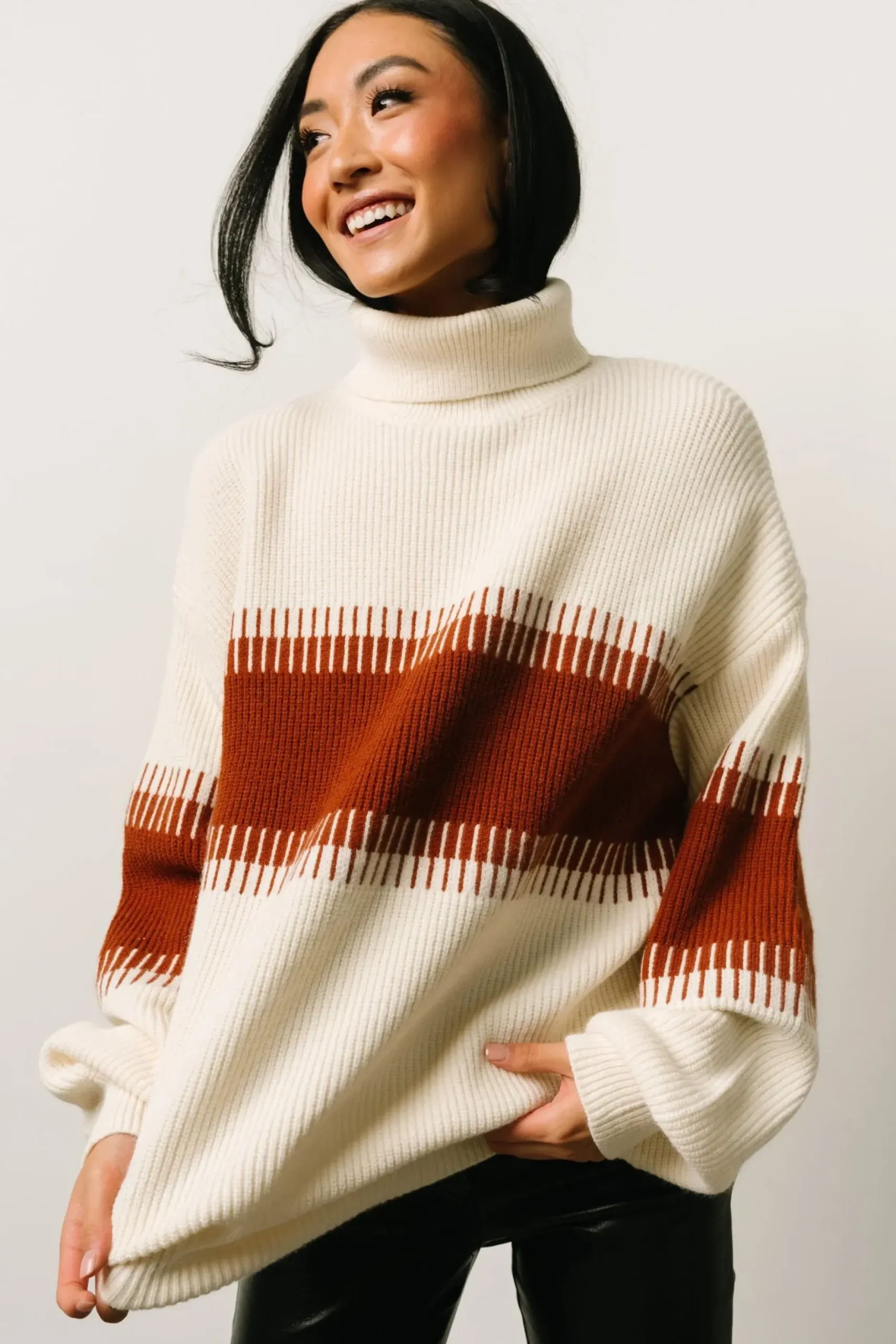 Baltic Born WINTER ESSENTIALS|TOPS|Antonov Turtle Neck Sweater | Cream + Spice
