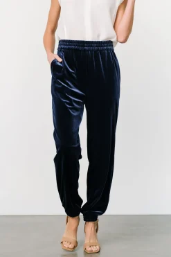 Baltic Born pants|Archie Velvet Jogger Pants | Peacock