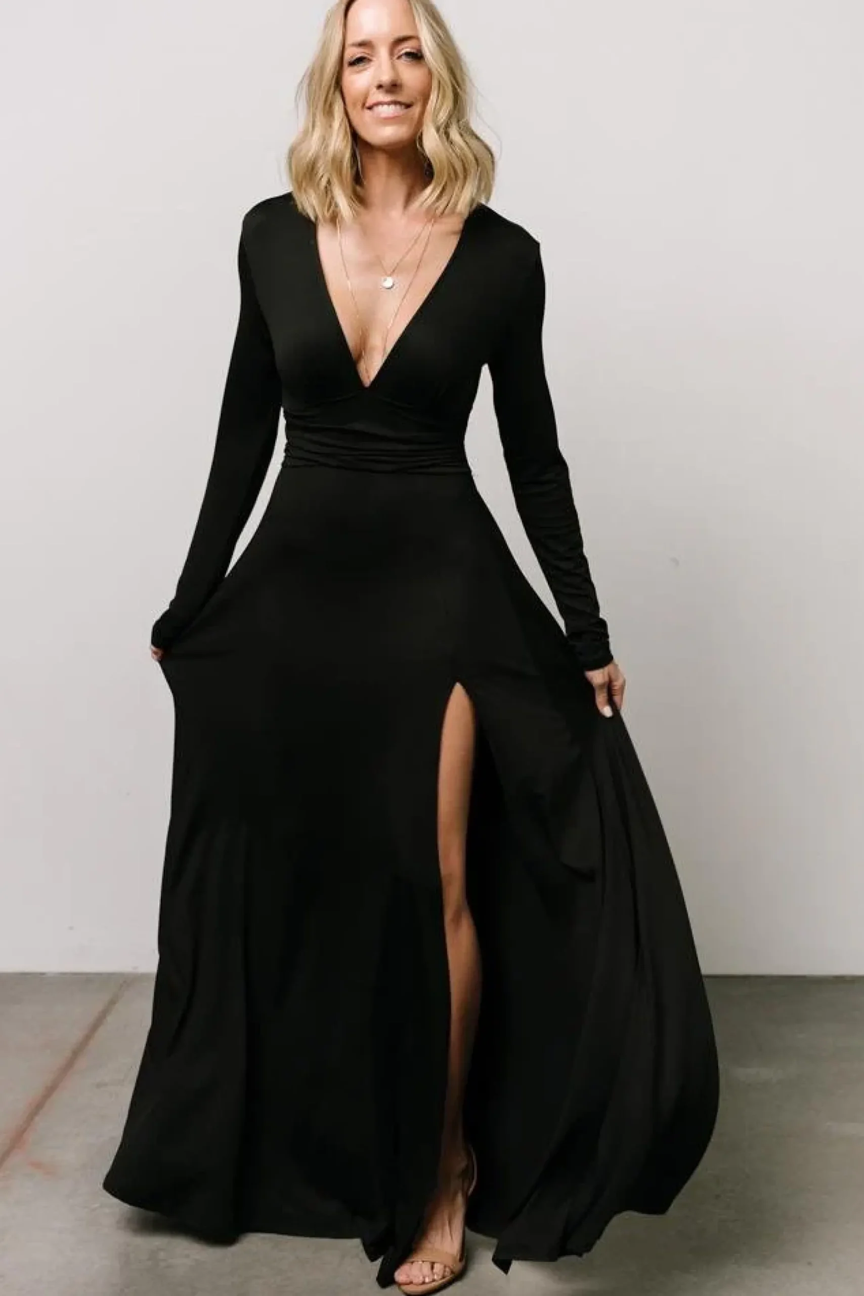 Baltic Born maxi dresses|WEDDING SUITE|Arianna Maxi Dress | Black
