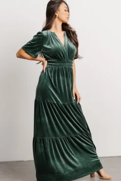 Baltic Born maxi dresses|EXTENDED SIZING|Artemis Velvet Maxi Dress | Deep Lagoon