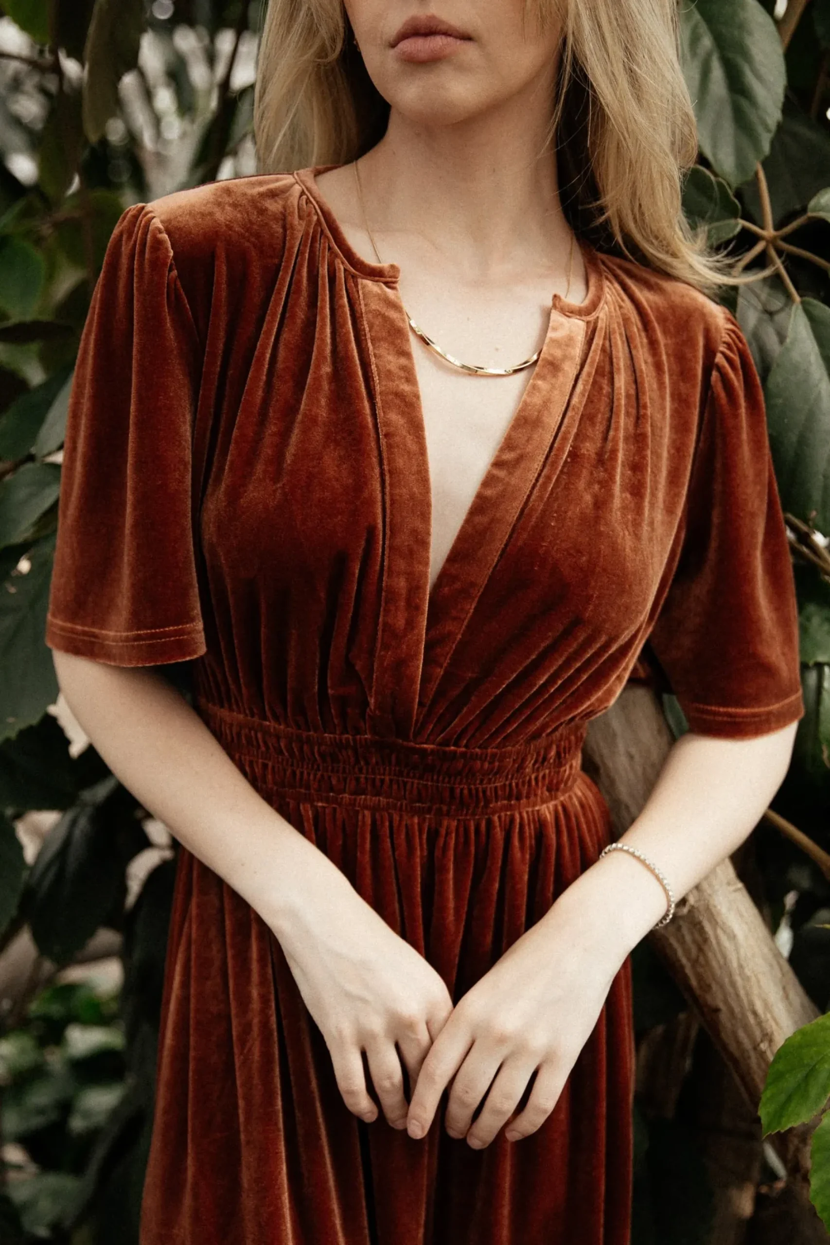 Baltic Born maxi dresses|EXTENDED SIZING|Artemis Velvet Maxi Dress | Dark Spice