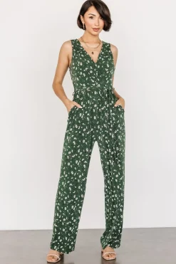 Baltic Born SALE|Ashlyn Jumpsuit | Green Floral