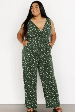 Baltic Born SALE|Ashlyn Jumpsuit | Green Floral