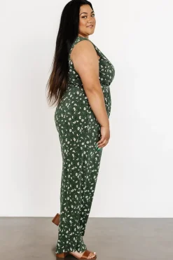 Baltic Born SALE|Ashlyn Jumpsuit | Green Floral