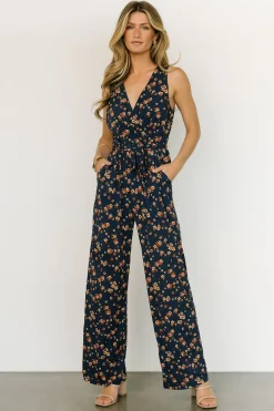 Baltic Born SALE|Ashlyn Jumpsuit | Navy Floral
