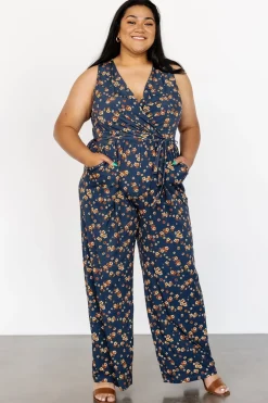Baltic Born SALE|Ashlyn Jumpsuit | Navy Floral