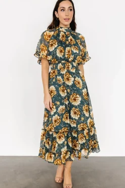 Baltic Born maxi dresses|Ashton Maxi Dress | Topaz + Gold Floral