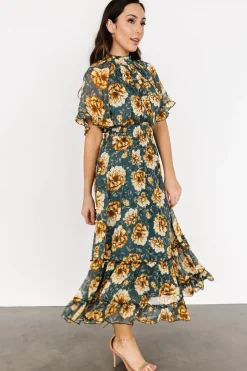 Baltic Born maxi dresses|Ashton Maxi Dress | Topaz + Gold Floral