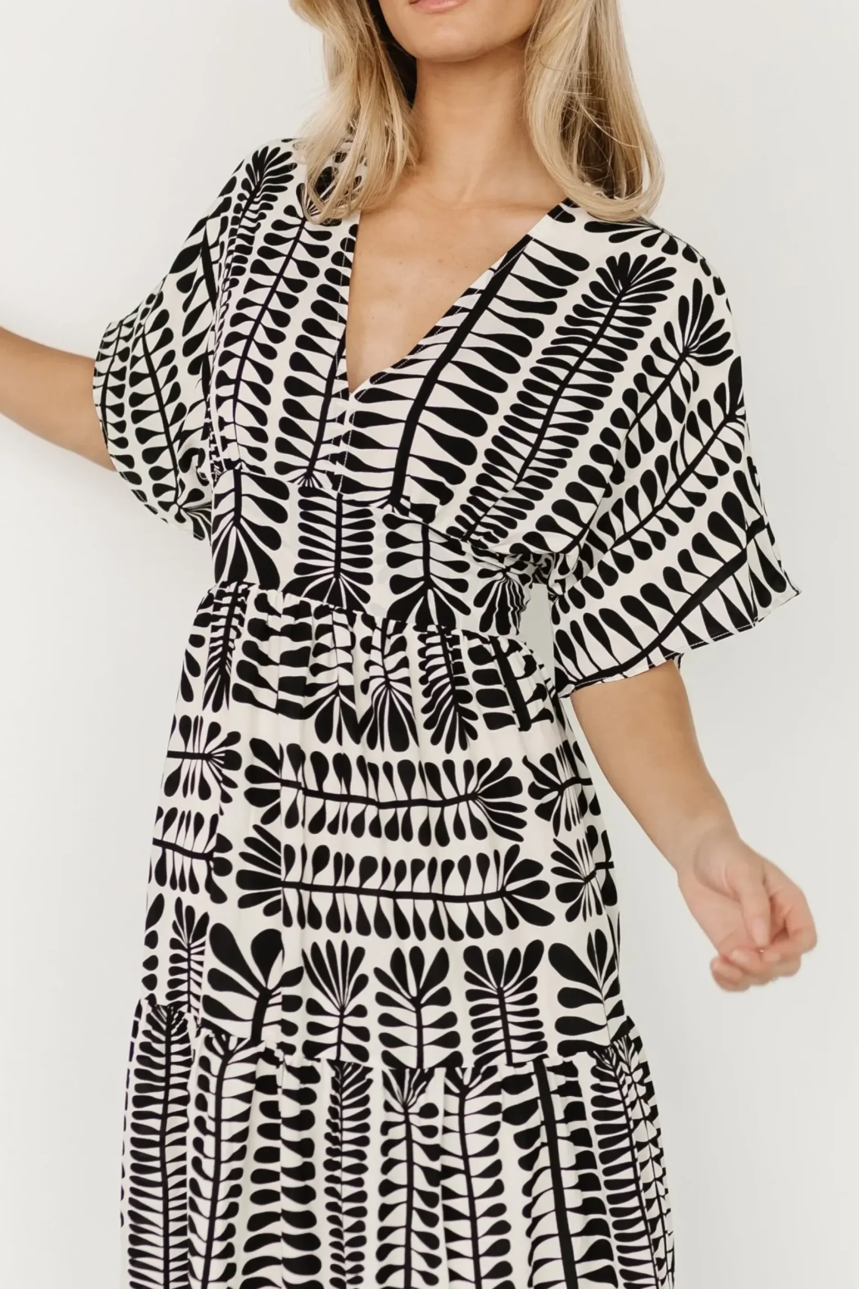 Baltic Born COMING SOON|Austin Kimono Dress | Black Print