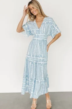 Baltic Born COMING SOON|Austin Kimono Dress | Blue Print