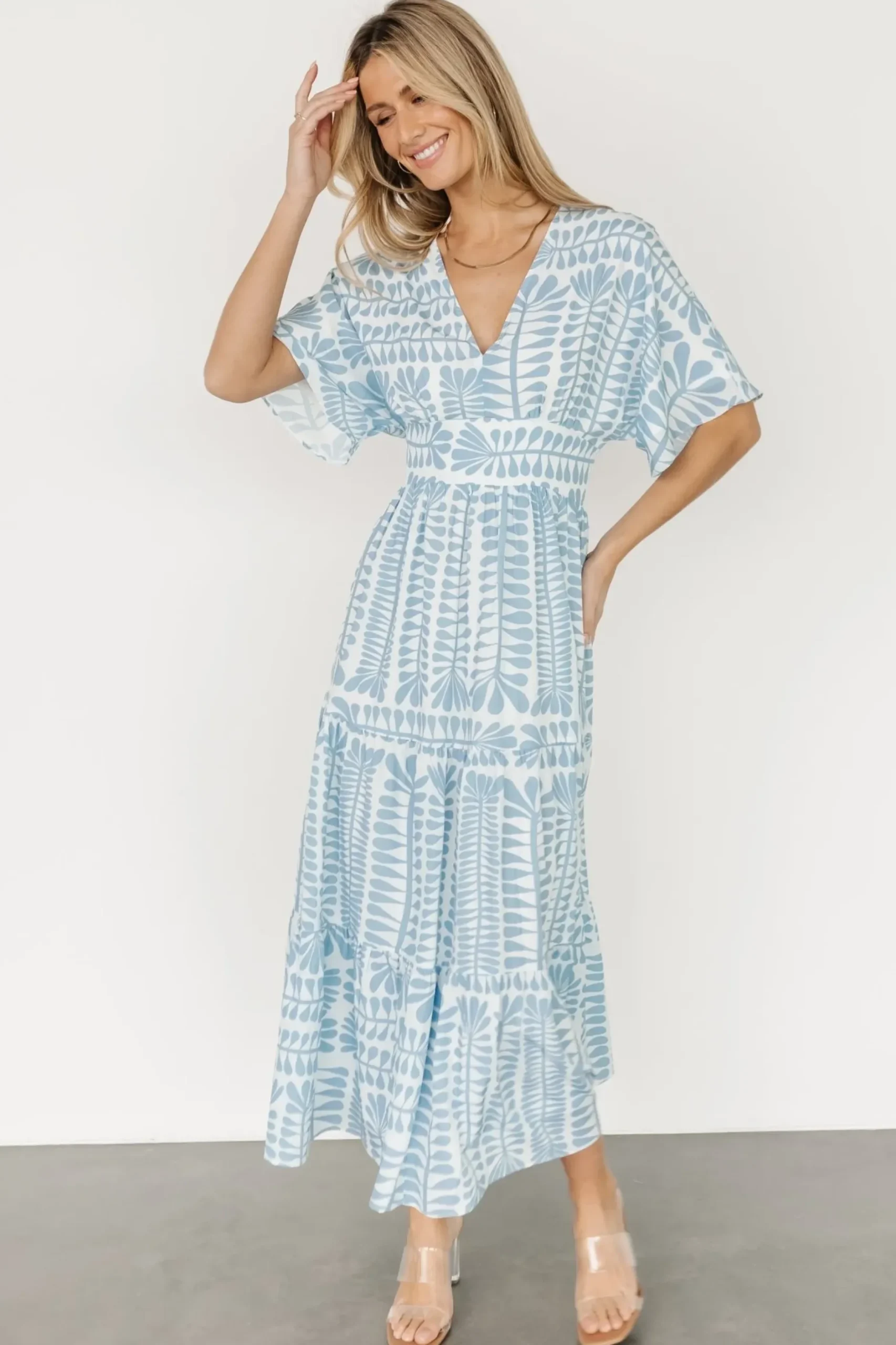 Baltic Born COMING SOON|Austin Kimono Dress | Blue Print