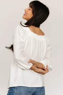Baltic Born SALE|Aya Woven Top | Off White
