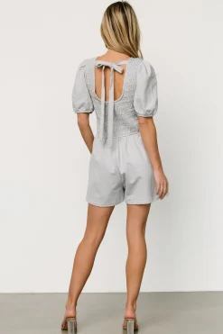 Baltic Born JUMPSUITS + ROMPERS|Beaumont Romper | Heather Gray
