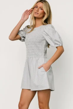 Baltic Born JUMPSUITS + ROMPERS|Beaumont Romper | Heather Gray