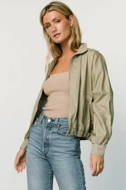 Baltic Born outerwear|Beckett Bomber Jacket | Olive