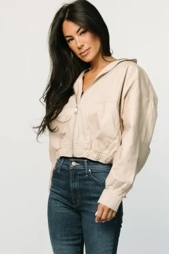 Baltic Born outerwear|Beckett Bomber Jacket | Tan