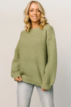 Baltic Born sweaters|WINTER ESSENTIALS|Bentley Chunky Knit Sweater | Olive