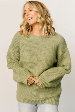 Baltic Born sweaters|WINTER ESSENTIALS|Bentley Chunky Knit Sweater | Olive