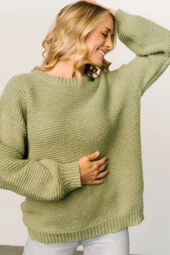 Baltic Born sweaters|WINTER ESSENTIALS|Bentley Chunky Knit Sweater | Olive