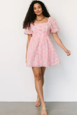 Baltic Born short dresses|Bette Mini Dress | Pink Floral