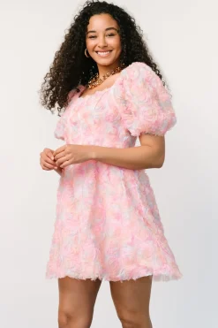 Baltic Born short dresses|Bette Mini Dress | Pink Floral