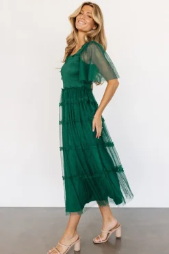 Baltic Born COMING SOON|Bexley Tulle Dress | Dark Green