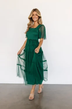Baltic Born COMING SOON|Bexley Tulle Dress | Dark Green