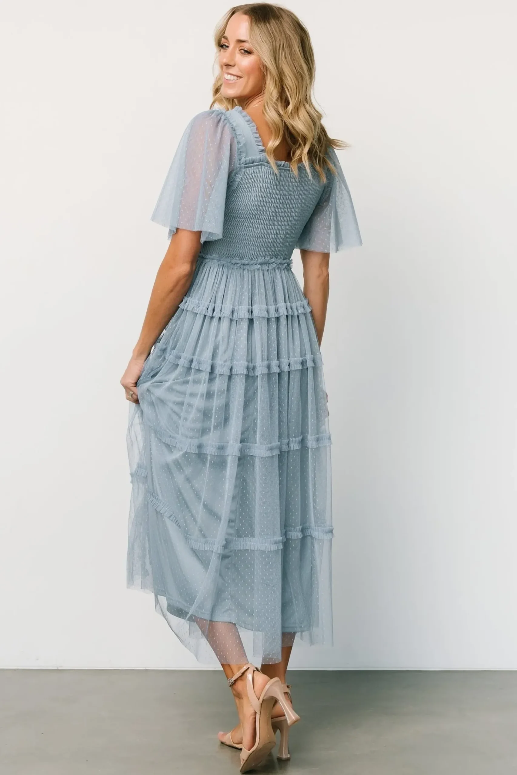 Baltic Born COMING SOON|Bexley Tulle Dress | Dusty Blue