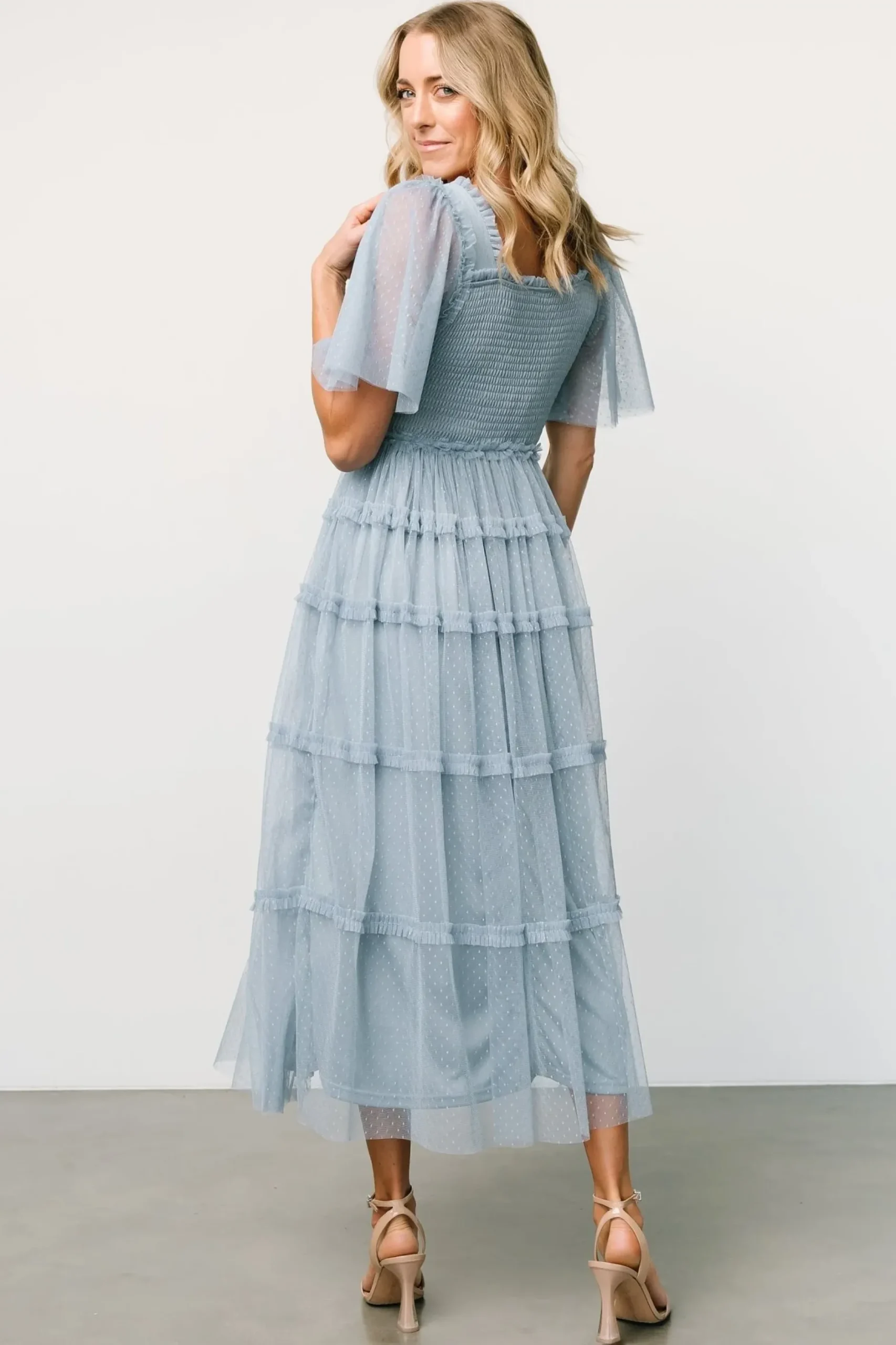 Baltic Born COMING SOON|Bexley Tulle Dress | Dusty Blue