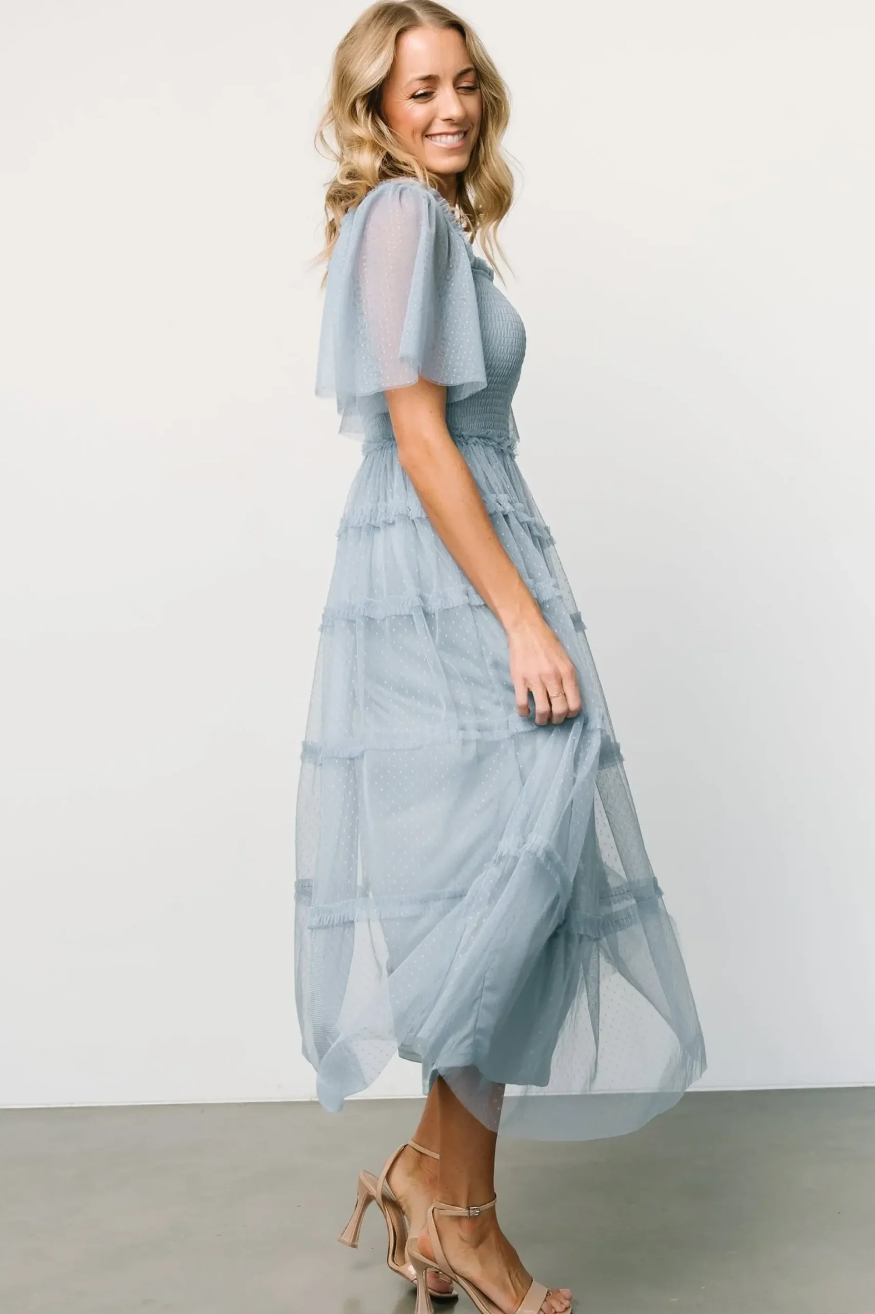 Baltic Born COMING SOON|Bexley Tulle Dress | Dusty Blue