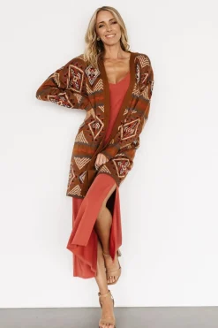 Baltic Born cardigans|EXTENDED SIZING|Billings Knit Cardigan | Spice Multi