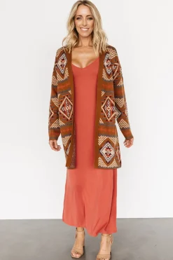 Baltic Born cardigans|EXTENDED SIZING|Billings Knit Cardigan | Spice Multi