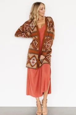 Baltic Born cardigans|EXTENDED SIZING|Billings Knit Cardigan | Spice Multi