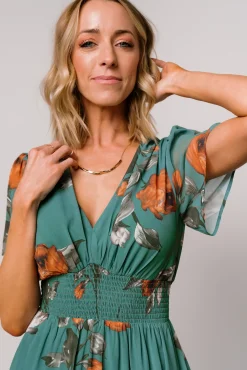 Baltic Born DRESSES|maxi dresses|Birdie Maxi Dress | Eucalyptus Floral