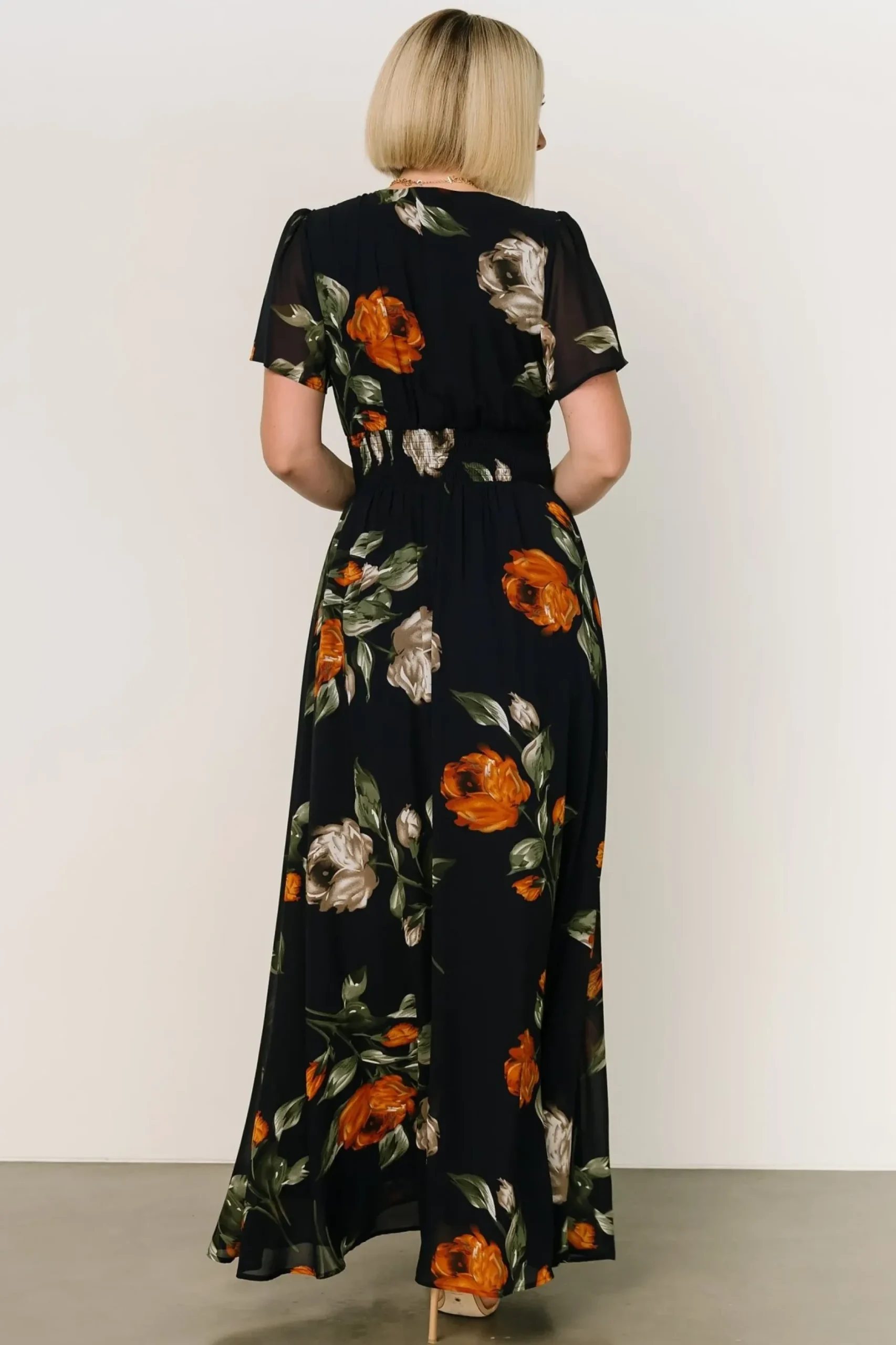 Baltic Born DRESSES|maxi dresses|Birdie Maxi Dress | Midnight Navy Floral
