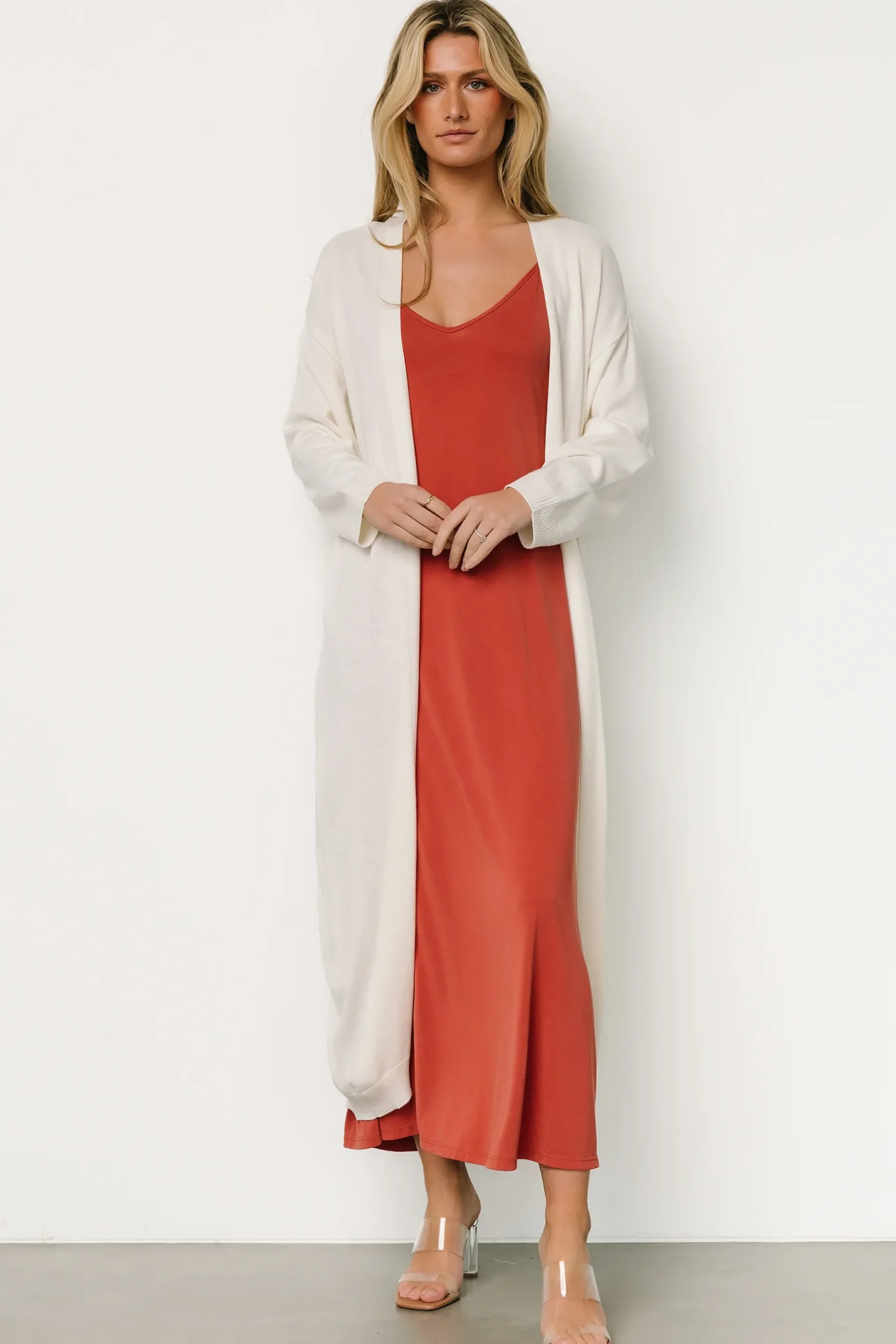 Baltic Born cardigans|Blanche Long Cardigan | Ivory