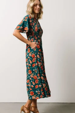 Baltic Born WINTER ESSENTIALS|Botega Midi Dress | Jade Multi Floral