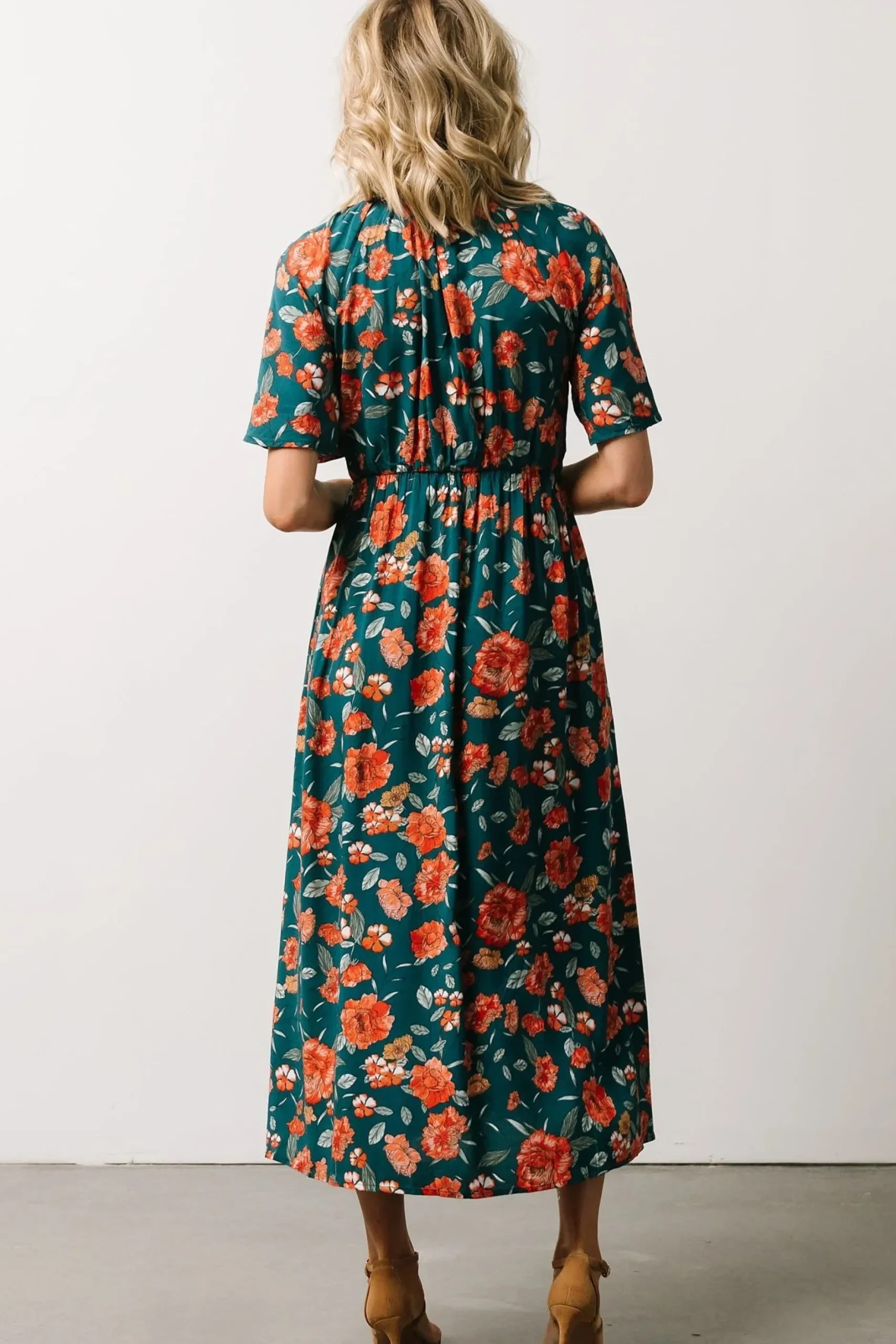 Baltic Born WINTER ESSENTIALS|Botega Midi Dress | Jade Multi Floral