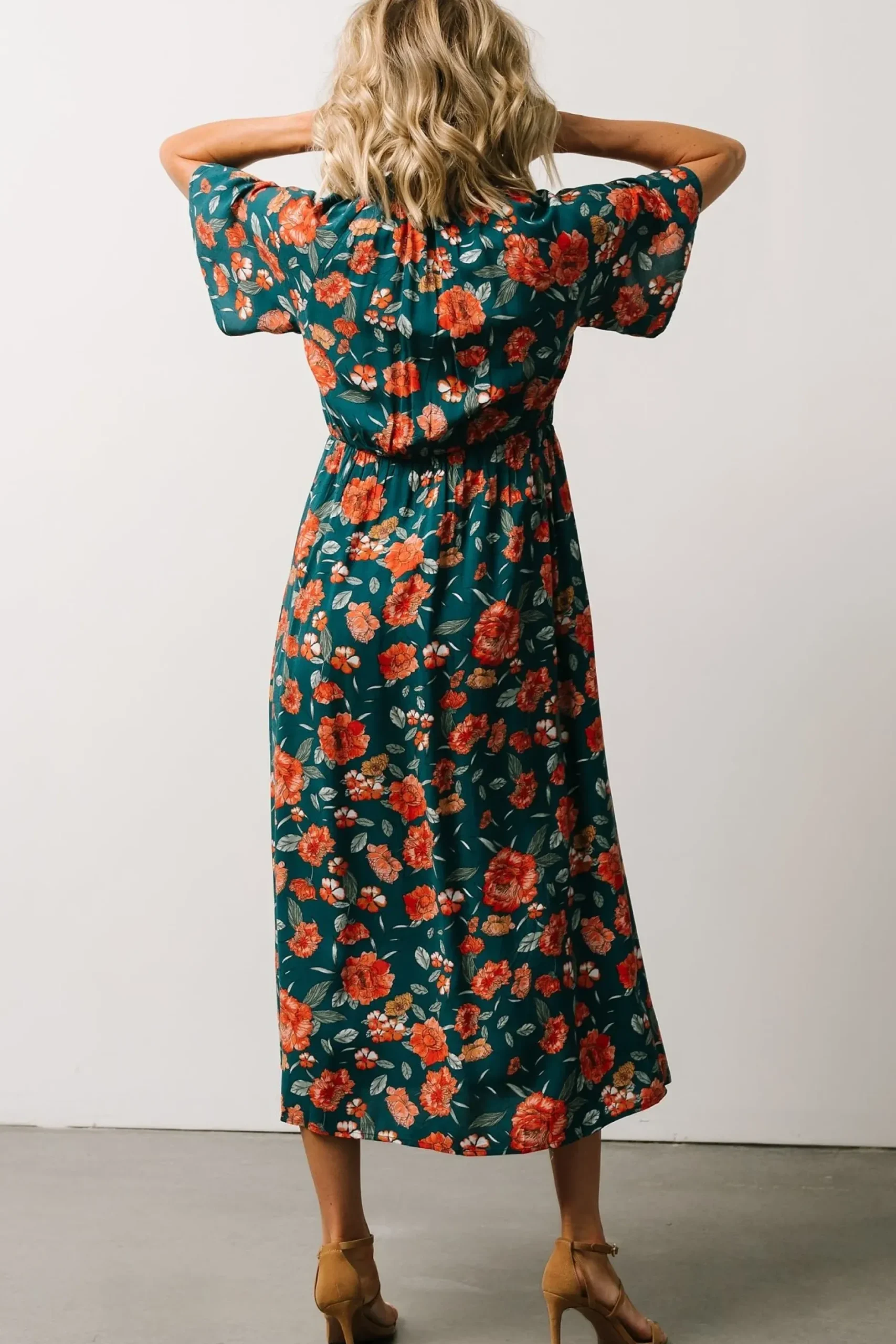 Baltic Born WINTER ESSENTIALS|Botega Midi Dress | Jade Multi Floral