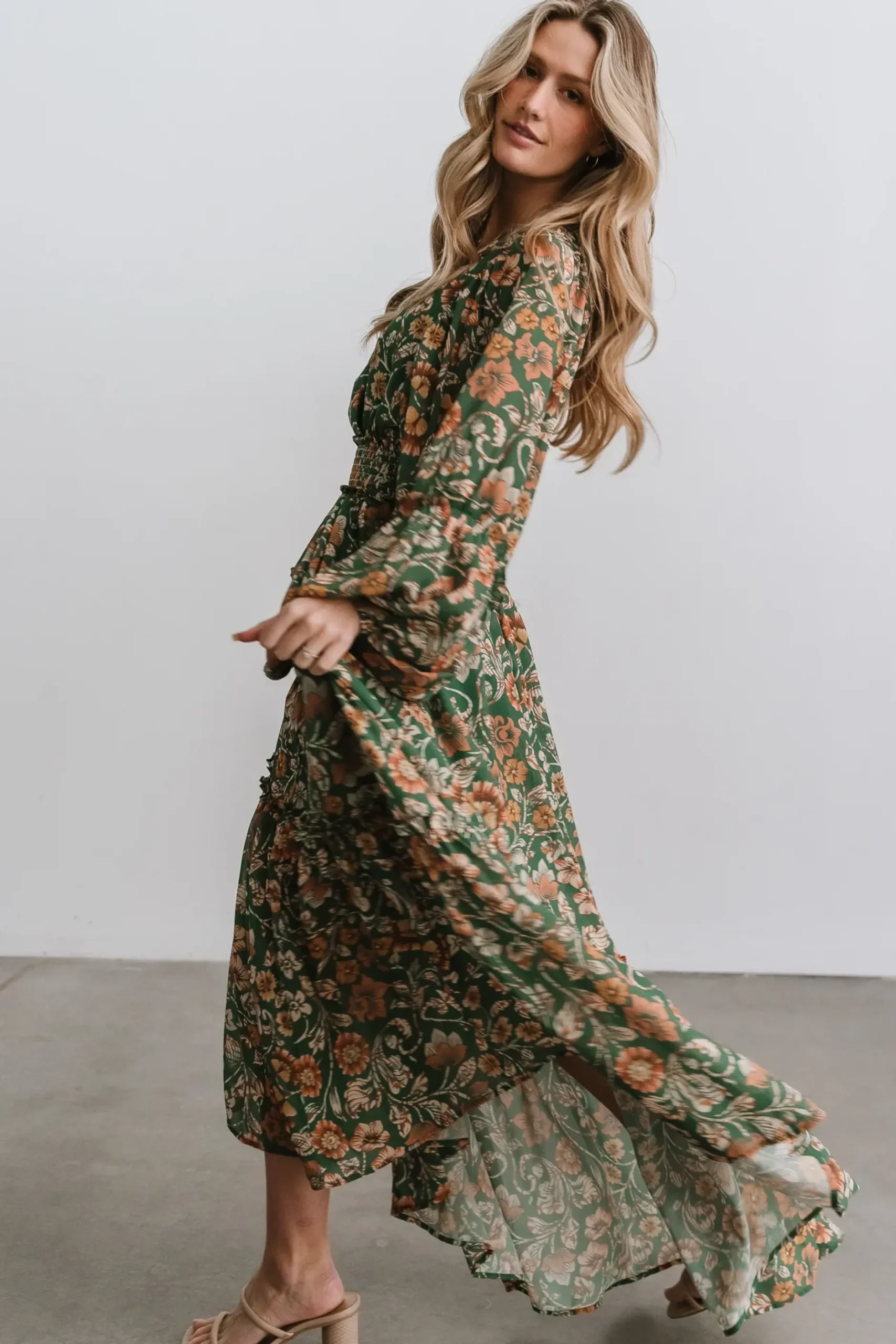 Baltic Born maxi dresses|WEDDING SUITE|Bria Maxi Dress | Green Floral